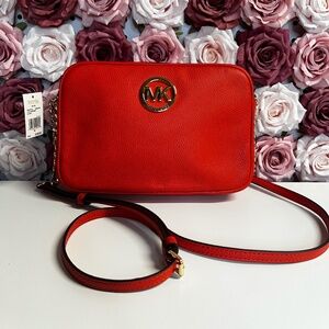 NWT Michael Kors Bright Orange Purse